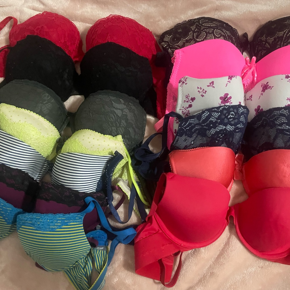 Lace and Floral Bra Collection - Multicolor